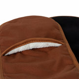 Oven Mitts & Pot Holders: J Elliot Home Selby Cotton Double Oven Mitt Glove 17 x 82 cm Ginger & Black