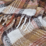 Blankets & Throws: J Elliot Home Aiden Sand Multi Faux Mohair Throw Rug with Fringe 130 x 160cm