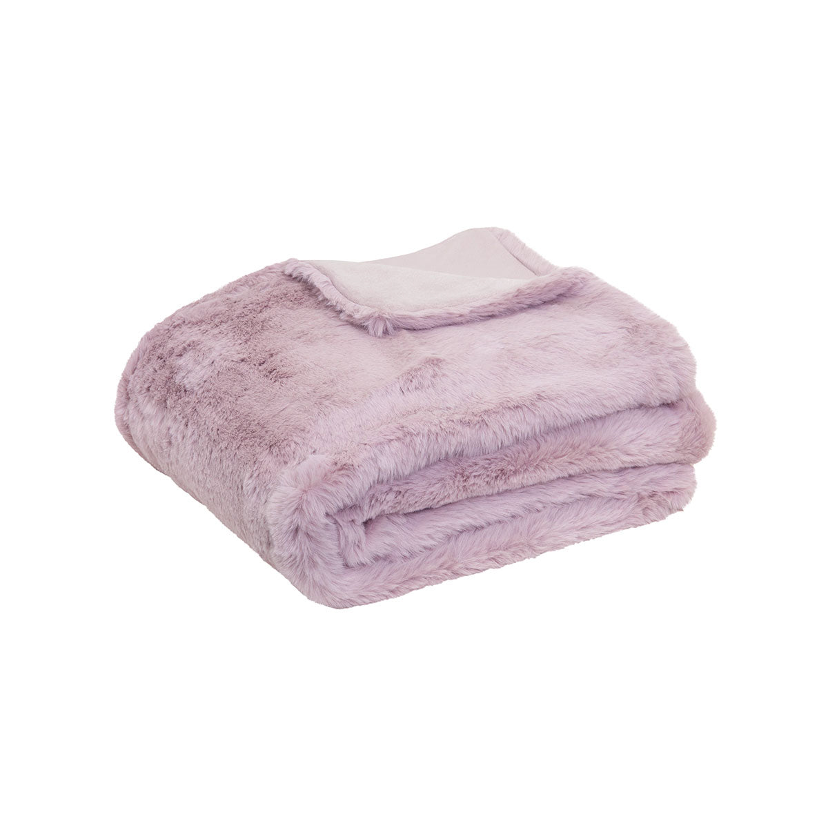 Blankets & Throws: J.Elliot Home Arlo Faux Fur Throw Lilac