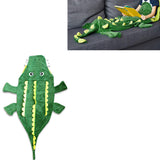Blankets & Throws: Mermaid Tail Crocodile Green Soft Blanket Throw