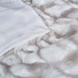 Blankets & Throws: J Elliot Home Lynx Wild Cat Faux Fur Throw Rug 130 x 160cm