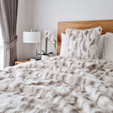 Blankets & Throws: J Elliot Home Lynx Wild Cat Faux Fur Throw Rug 130 x 160cm