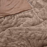 Blankets & Throws: J Elliot Home Rita Woodsmoke Faux Mohair Throw Rug 130 x 160cm