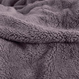 Blankets & Throws: Ardor Teddy Mauve Ultra Soft Cozy Fleece Blanket Queen