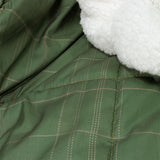 Ardor 3 Pcs Cammy Deep Khaki Comforter Set with Sherpa Reverse Queen/King
