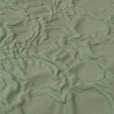 Ardor Adeline Sage Jacquard Damask Quilt Cover Set Queen