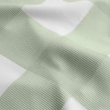 Duvet Covers: Ardor Ashlea Sage Oversized Waffle Check Quilt Cover Set King