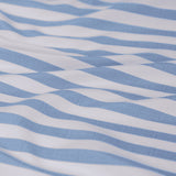 Duvet Covers: Ardor Frankie Blue Stripe Yarn Dyed Reversible Quilt Cover Set King