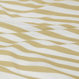 Ardor Frankie Yellow Stripe Yarn Dyed Reversible Quilt Cover Set King