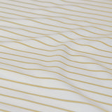Ardor Frankie Yellow Stripe Yarn Dyed Reversible Quilt Cover Set King