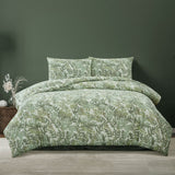 Duvet Covers: Ardor Solana Sage Watercolour Print Quilt Cover Set King