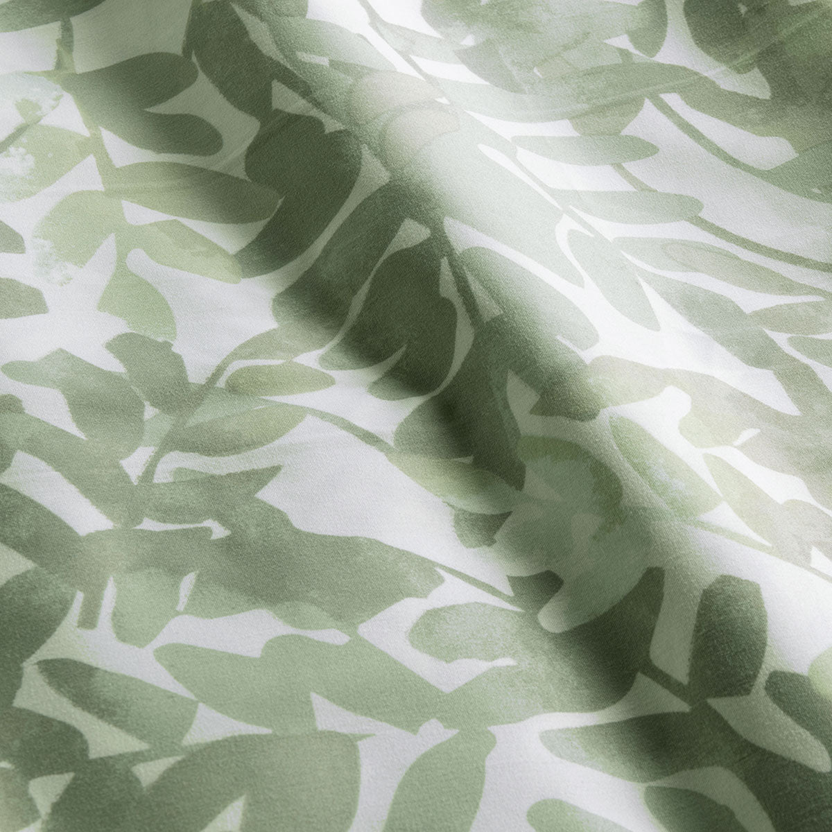 Ardor Solana Sage Watercolour Print Quilt Cover Set Queen
