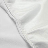 Mattress Protectors: Waterproof Fitted Mattress Protector Large Cot Size 135x77x19cm