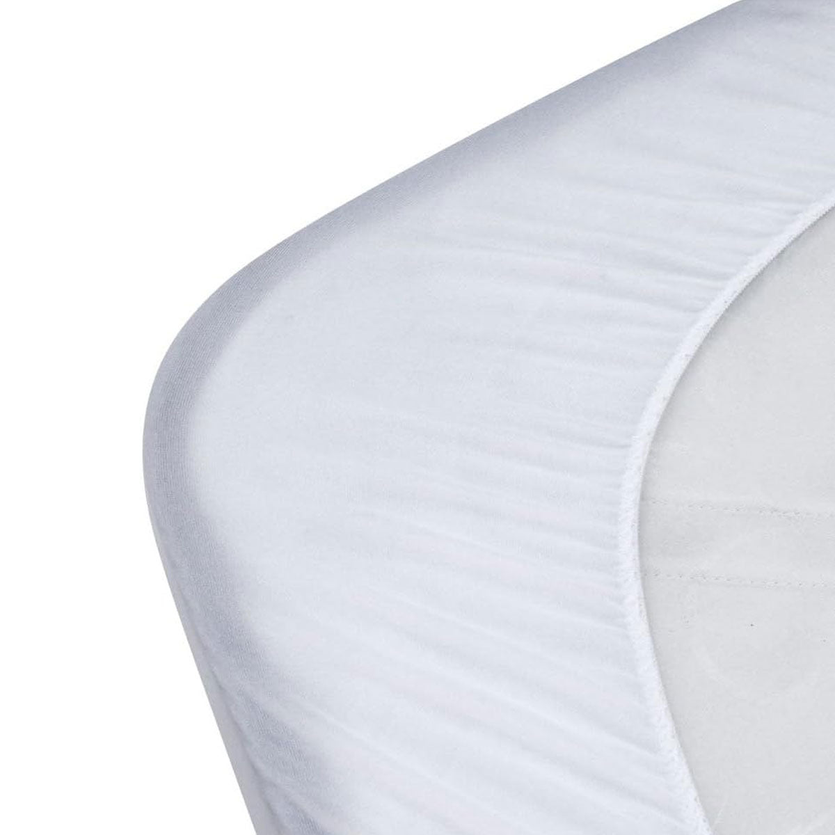 Mattress Protectors: Waterproof Fitted Mattress Protector Standard Cot Size 131x69x19cm