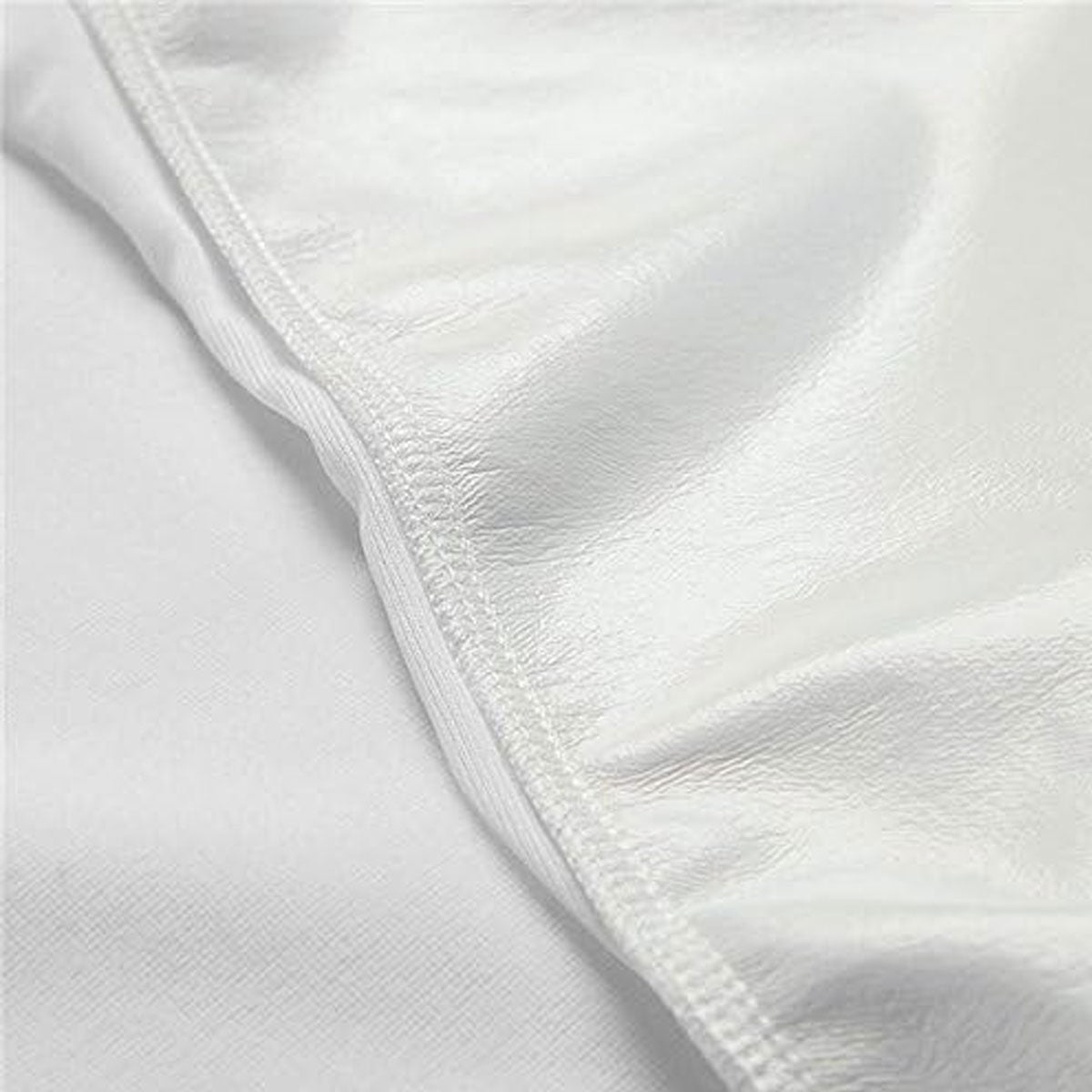 Mattress Protectors: Waterproof Fitted Mattress Protector Standard Cot Size 131x69x19cm