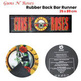 Table Linen & Kitchen Towels: Guns N' Roses Rubber Back Bar Runner 25 x 89 cm