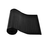 Table Linen & Kitchen Towels: Broad Slat Bamboo Table Runner 140 x 33cm Black