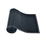 Table Linen & Kitchen Towels: Broad Slat Bamboo Table Runner 140 x 33cm Dark Grey