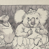 Table Linen & Kitchen Towels: Set of 2 May Gibbs Mrs Bear's Party Cotton Heritage Tea Towels 50 x 70 cm