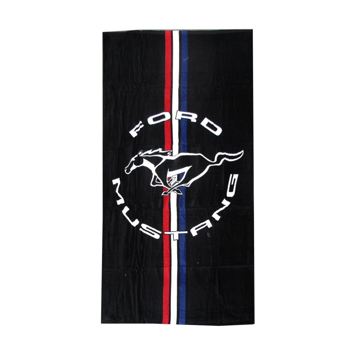 Beach Towels: Ford Mustang Cars Printed 100% Cotton Beach Towel 75 x 150 cm