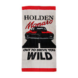 Beach Towels: Holden Monaro Cars Printed 100% Cotton Beach Towel 75 x 150 cm