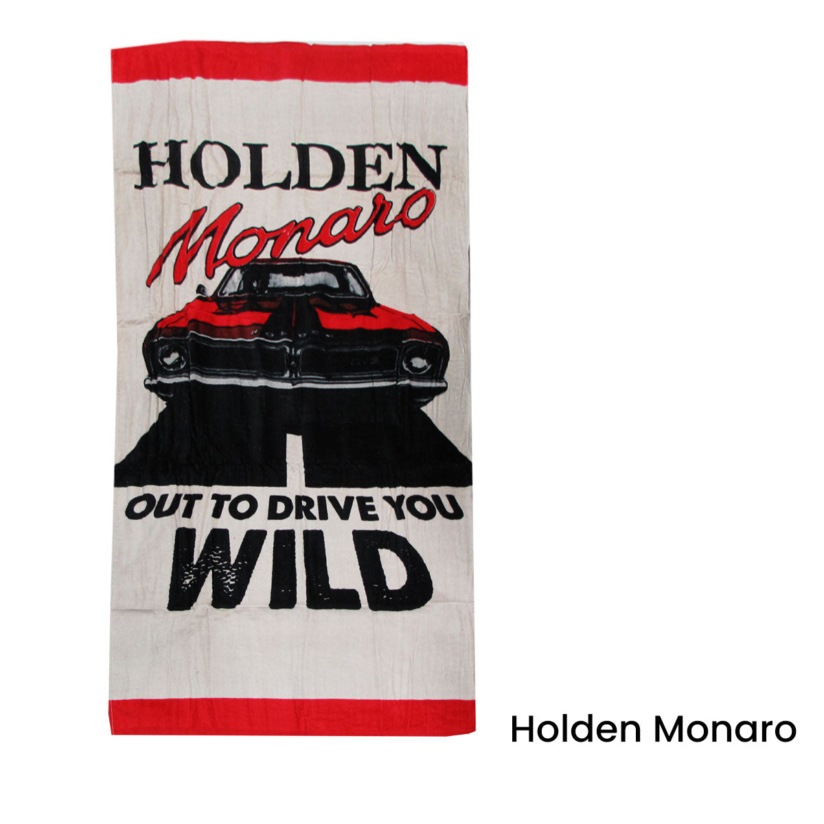 Beach Towels: Holden Monaro Cars Printed 100% Cotton Beach Towel 75 x 150 cm