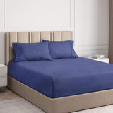 Bed Sheets: Ramesses Royal Blue 2000TC Cooling Bamboo Combo Set Queen