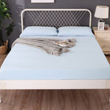Bed Sheets: Ramesses 1000TC Linen Bamboo Fitted Sheet Combo Set Plein Air Queen