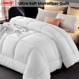 Quilts & Duvets: Ramesses 800GSM All Season Antibectiral Microfibre Quilt King