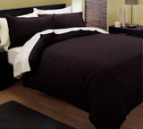 Duvet Covers: Kingtex Pintuck Quilt Cover Set Chocolate King