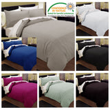 Duvet Covers: Kingtex Pintuck Quilt Cover Set Chocolate Queen
