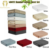 Bed Sheets: Ramesses 400TC Bamboo/Cotton Sheet Set Ketchup QUEEN