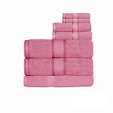 Bath Towels & Robes: Kingtex 550gsm Cotton 7 Pce Bath Sheet Set Lip Gloss