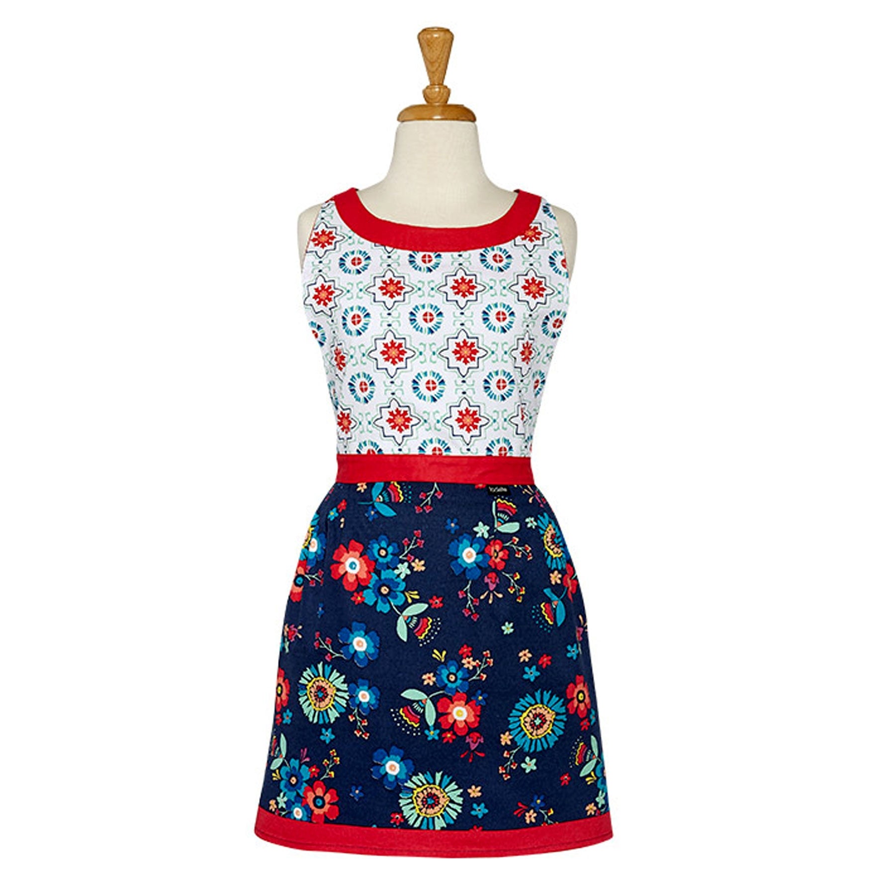 Aprons: Ladelle Fiesta Ladies Women Kitchen / BBQ Cotton Apron
