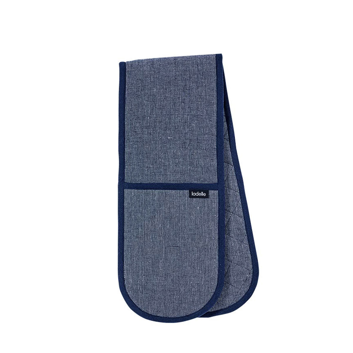 Oven Mitts & Pot Holders: Ladelle Eco Recycled Navy Double Oven Mitt 17 x 89 cm