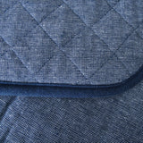 Oven Mitts & Pot Holders: Ladelle Eco Recycled Navy Double Oven Mitt 17 x 89 cm