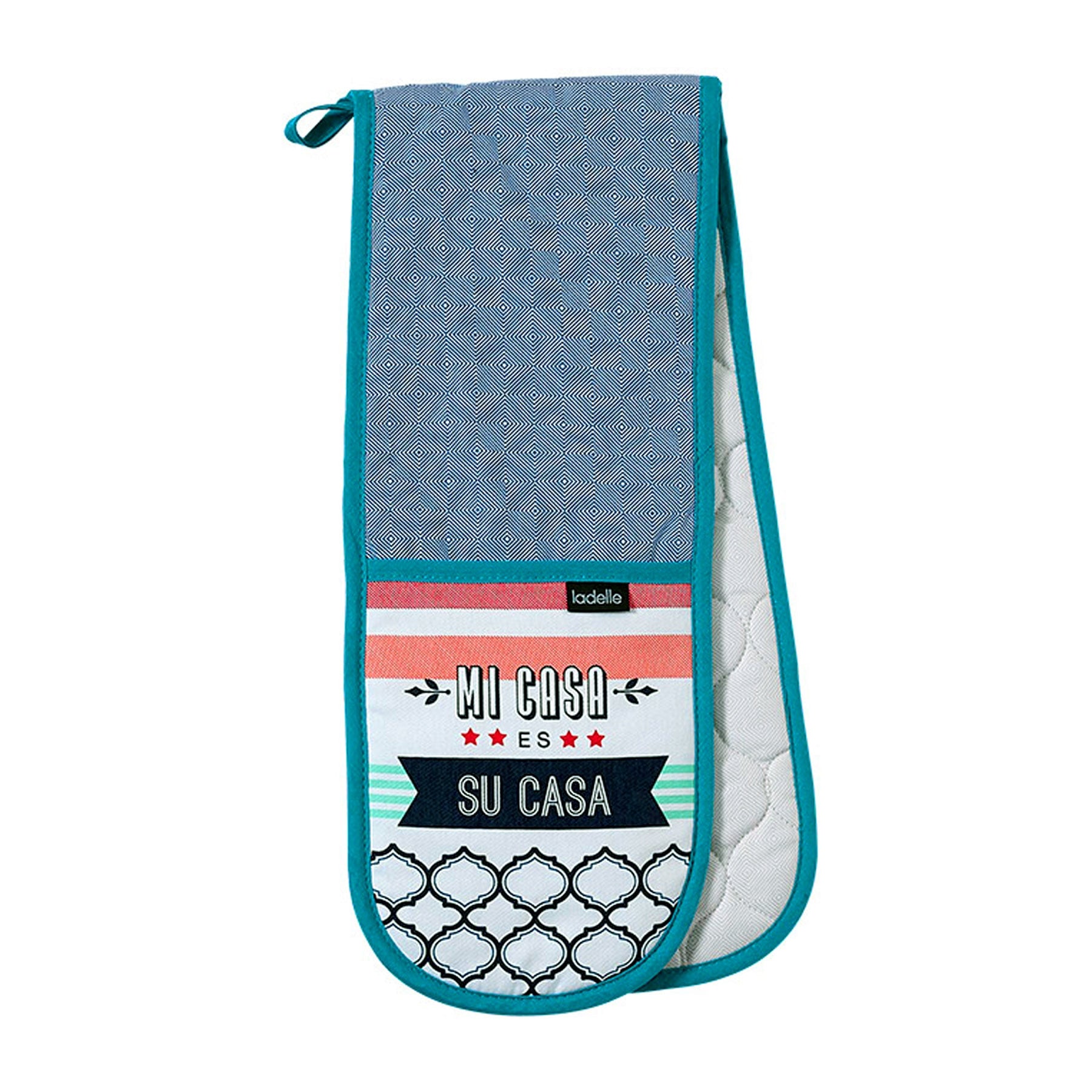Oven Mitts & Pot Holders: Ladelle Mi Casa Kitchen / BBQ Double Ended Cotton Oven Mitt