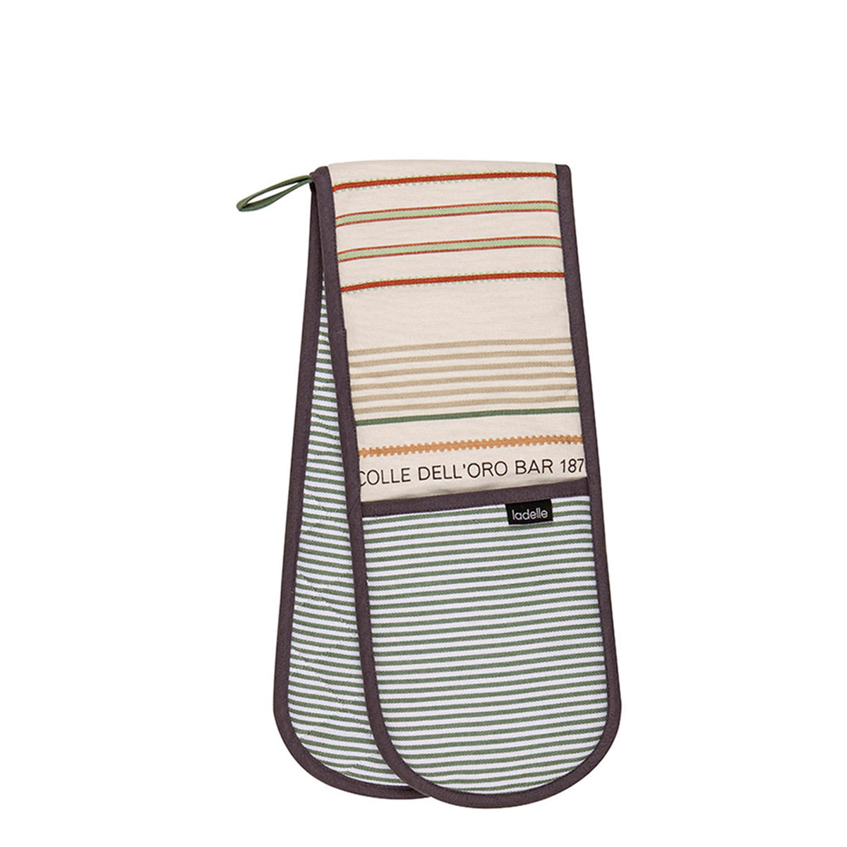 Oven Mitts & Pot Holders: Ladelle Sanctuary Cream Double Oven Mitt 17 x 89 cm