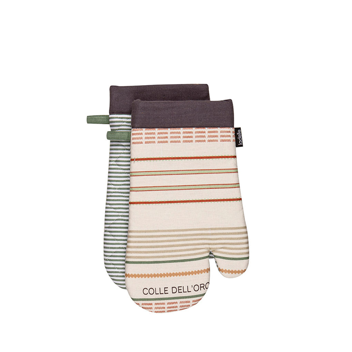 Oven Mitts & Pot Holders: Ladelle Sanctuary Cream Set of 2 Oven Mitts 18 x 33 cm