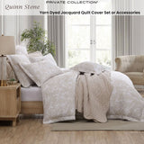 Private Collection Quinn Stone Yarn Dyed Jacquard Quilt Cover Set King