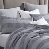 Private Collection Subi Navy Jacquard Quilt Cover Set Queen