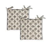 Cushions & Throws: Lylac Homewares Tree of Life Set of 2 Cotton Chair Pads Natural