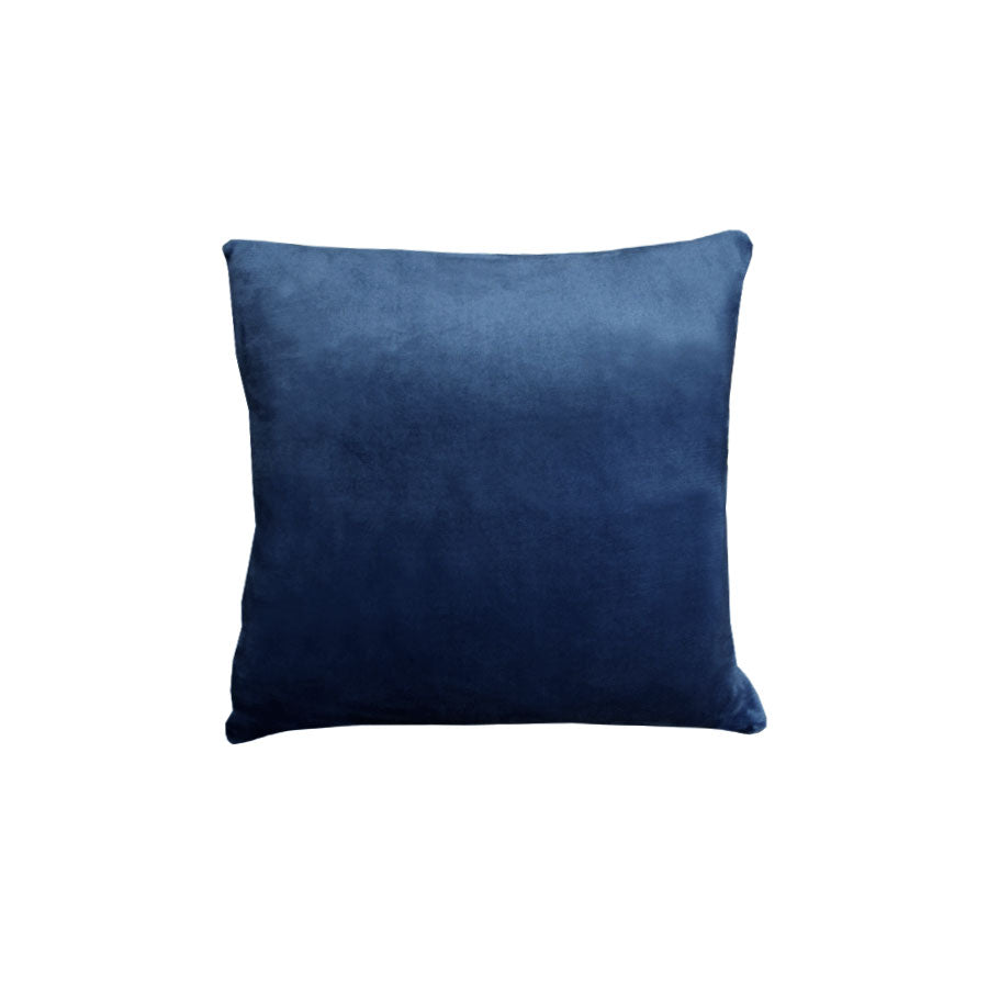 Cushions & Throws: Alastairs Augusta Faux Mink Square Cushion Navy