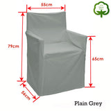 Sofa Accessories: Rans Alfresco 100% Cotton Director Chair Cover - Plain Grey