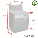 Sofa Accessories: Rans Alfresco 100% Cotton Director Chair Cover - Plain White