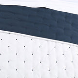 Quilts & Duvets: Jenny Mclean Swiss Dots Blue 3 Piece Coverlet Set King