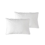 Pillows: At Home Homewares Pack of 2 Standard Machine Washable Feather Pillows 45 x 70 +13 cm