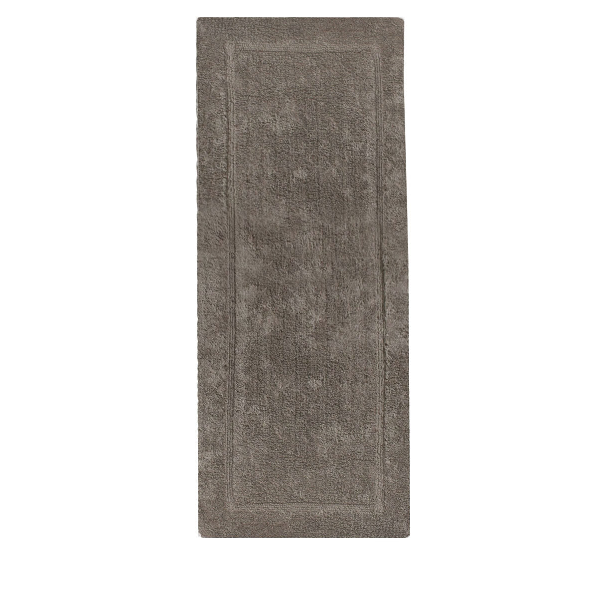 Bath Mats & Rugs: Axel 100% Cotton Bath Runner Chocolate