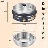 Speciality Appliances: Kylin Electric 1500W Hotpot with Stainless Steel Inner Pot 4L AU-K2011