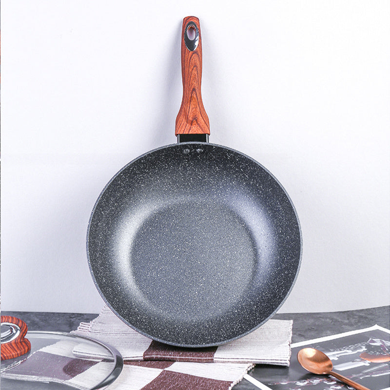 Skillets & Frying Pans: Justcook 30cm JSHS-IH4930C-1 Marble Wok Stirfry Pan